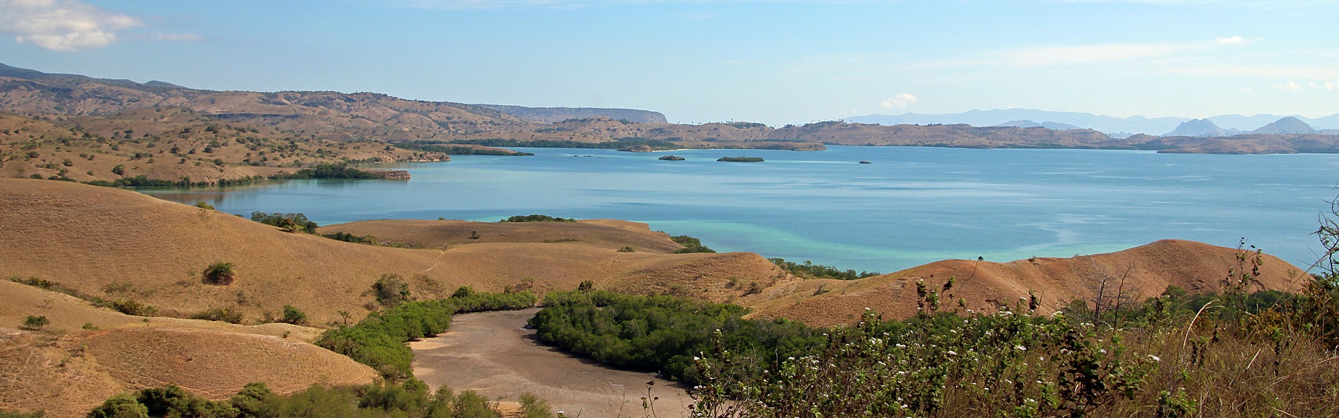 Komodo National Park and beyond, as seen from Rinca Island